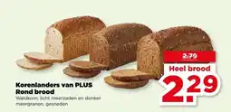 PLUS Korenlanders van PLUS Rond brood aanbieding