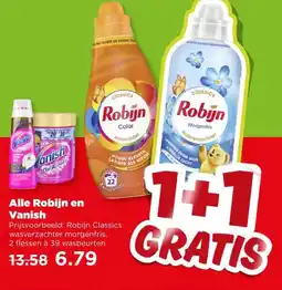 PLUS Alle Robijn en Vanish aanbieding