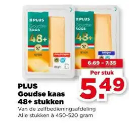 PLUS PLUS Goudse kaas 48+ stukken aanbieding