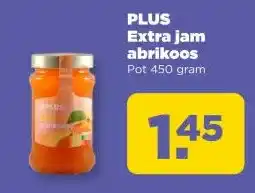 PLUS PLUS Extra jam abrikoos aanbieding
