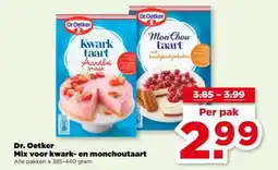 PLUS Dr. Oetker Mix voor kwark- en monchoutaart aanbieding