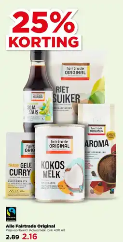 PLUS Alle Fairtrade Original aanbieding