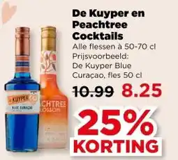 PLUS De Kuyper en Peachtree Cocktails aanbieding