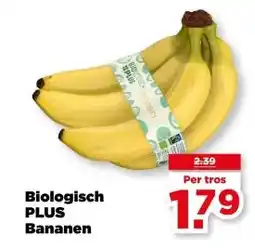 PLUS Biologisch PLUS Bananen aanbieding