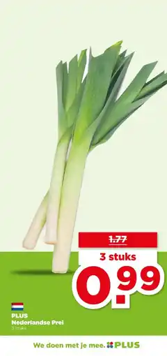 PLUS PLUS Nederlandse Prei aanbieding