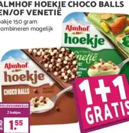 Coop ALMHOF HOEKJE CHOCO BALLS EN/OF VENETIÊ aanbieding