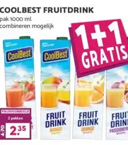 Coop COOLBEST FRUITDRINK aanbieding