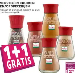 Coop VERSTEGEN KRUIDEN EN/OF SPECERIJEN aanbieding