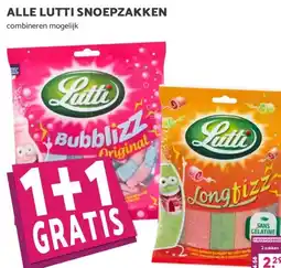 Coop ALLE LUTTI SNOEPZAKKEN aanbieding