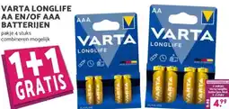 Coop VARTA LONGLIFE AA EN/OF AAA BATTERIJEN aanbieding