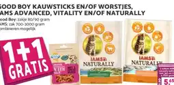 Coop GOOD BOY KAUWSTICKS EN/OF WORSTJES, IAMS ADVANCED, VITALITY EN/OF NATURALLY aanbieding