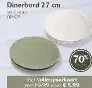 Coop Dinerbord 27 cm aanbieding