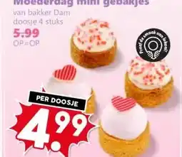 Coop Moederdag mini gebakjes aanbieding