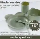 Coop Kinderservies aanbieding