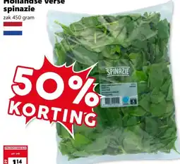 Coop Hollandse verse spinazie aanbieding