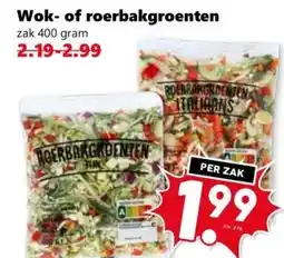 Coop Wok- of roerbakgroenten aanbieding
