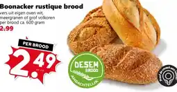 Coop Boonacker rustique brood aanbieding