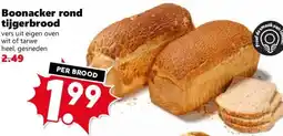 Coop Boonacker rond tijgerbrood aanbieding