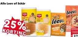 Coop Alle Leev of Schär aanbieding