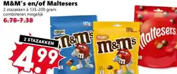 Coop M&M's en/of Maltesers aanbieding