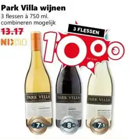 Coop Park Villa wijnen aanbieding