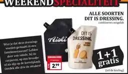 Coop ALLE SOORTEN DIT IS DRESSING. aanbieding