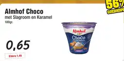 Budget Food Almhof Choco met Slagroom en Karamel aanbieding
