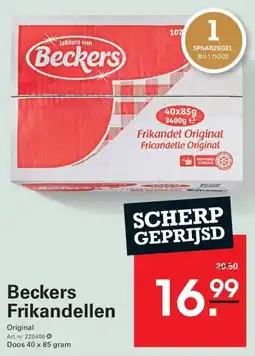Sligro Beckers Frikandellen aanbieding