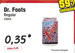 Budget Food Dr. Foots Regular aanbieding