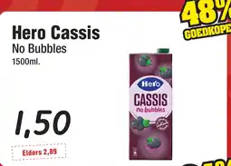 Budget Food Hero Cassis No Bubbles aanbieding