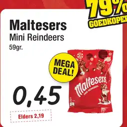Budget Food Maltesers Mini Reindeers aanbieding