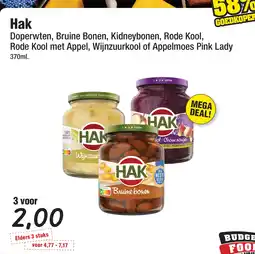 Budget Food Hak diversen aanbieding