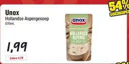 Budget Food Unox Hollandse Aspergesoep aanbieding