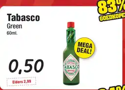 Budget Food Tabasco Green aanbieding