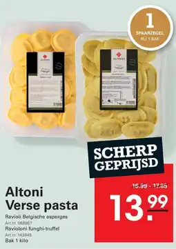 Sligro Altoni Verse pasta aanbieding