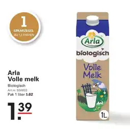 Sligro Arla Volle melk aanbieding
