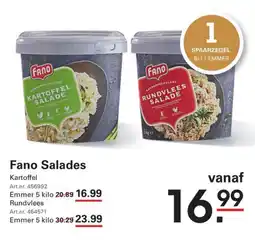 Sligro Fano Salades aanbieding