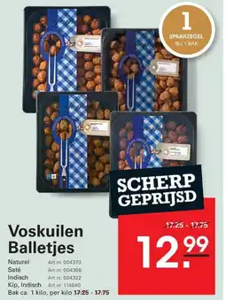 Sligro Voskuilen Balletjes aanbieding