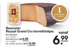 Sligro Beemster Royaal Grand Cru borrelblokjes aanbieding