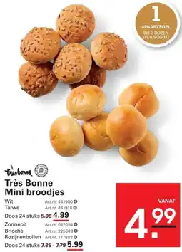 Sligro Très Bonne Mini broodjes aanbieding