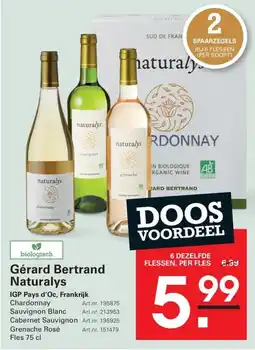 Sligro Gérard Bertrand Naturalys aanbieding