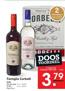 Sligro Famiglia Corbelli aanbieding