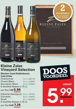 Sligro Kleine Zalze Vineyard Selection aanbieding