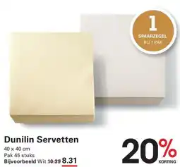 Sligro Dunilin Servetten aanbieding