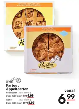 Sligro Partout Appeltaarten aanbieding