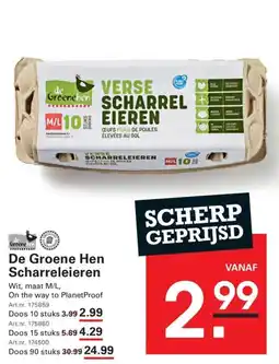 Sligro De Groene Hen Scharreleieren aanbieding