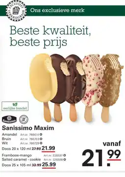 Sligro Sanissimo Maxim aanbieding