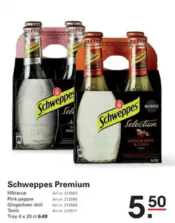 Sligro Schweppes Premium aanbieding