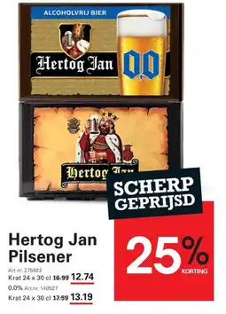 Sligro Hertog Hertog Jan Pilsener aanbieding