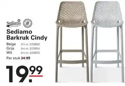 Sligro Sediamo Barkruk Cindy aanbieding